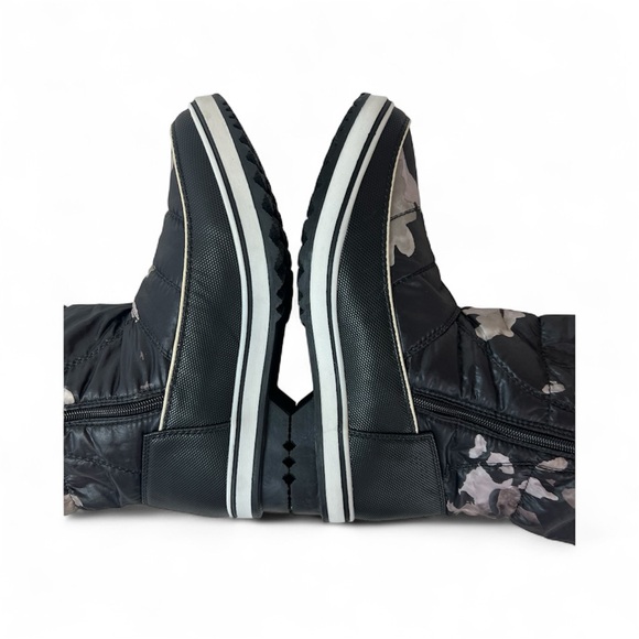 GlobalWin Women's Black & Gray Camouflage Snow Boots • Faux Fur Lining •Size 8.5 - Picture 10 of 16